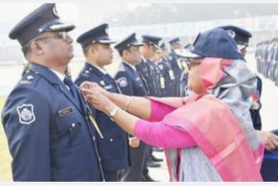 রাষ্ট্রপতির পুলিশ পদক পেলেন পাকুন্দিয়ার রাজীব।