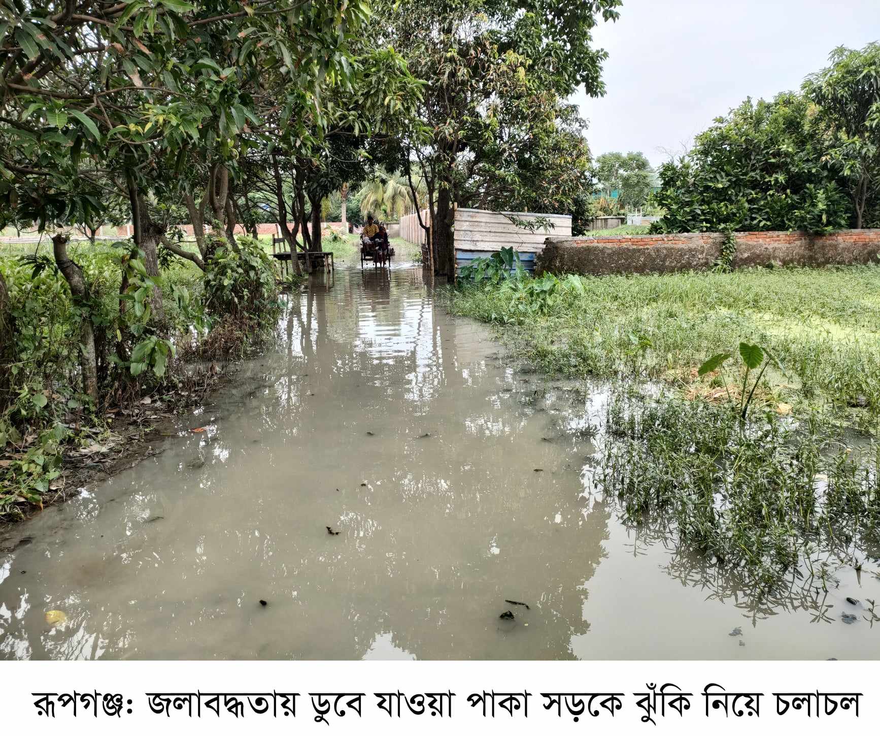 রূপগঞ্জে অতি বৃষ্টিতে সৃষ্ট জলাবদ্ধতার স্থায়ীরূপ \ দুর্ভোগ 