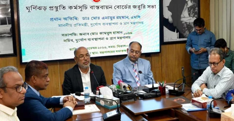 ১১ জেলায় আঘাত হানতে পারে ঘূর্ণিঝড় ‘মিধিলি’ : দুর্যোগ প্রতিমন্ত্রী