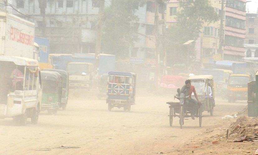 বায়ুদূষণে প্রায়ই শীর্ষে থাকছে ঢাকা