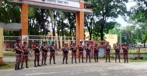 বিজিবির তত্ত্বাবধানে সীমান্তের ২১ থানার কার্যক্রম শুরু