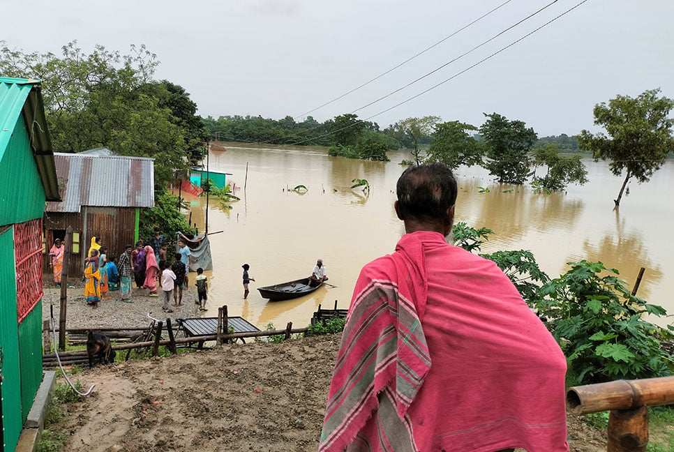 ভারত থেকে আসা পানিতে বাঁধ ভাঙার শঙ্কা, বিপৎসীমায় গোমতীর পানি