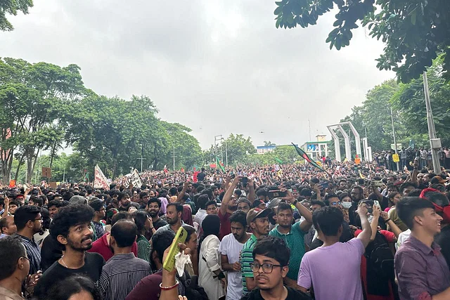 বৈষম্যবিরোধী ছাত্র আন্দোলনের ‘মার্চ টু ঢাকা’ কর্মসূচি সোমবার