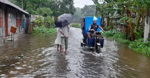 নোয়াখালীতে জলাবদ্ধতা পরিস্থিতির আরও অবনতি