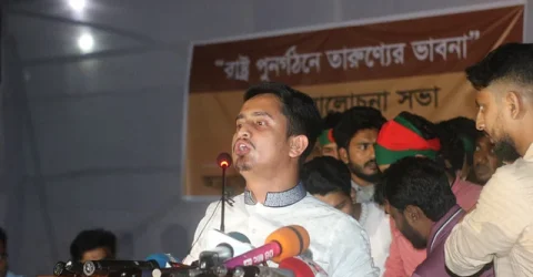 আমরা রাজপথে ফ্যাসিস্টদের দোসরদের গুঁড়িয়ে দিতে পারি: জাতীয় পার্টির উদ্দেশে সারজিস