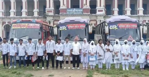 ‎এইচএসসি সকল পরিক্ষায় ‎রূপগঞ্জে জিয়া মেমোরেবল ফাউন্ডেশনের ফ্রি বাস সার্ভিস পেয়ে খুশি পরিক্ষার্থীরা